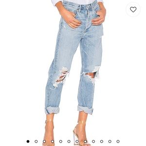 AGOLDE 90s mid rise loose fit in fall out